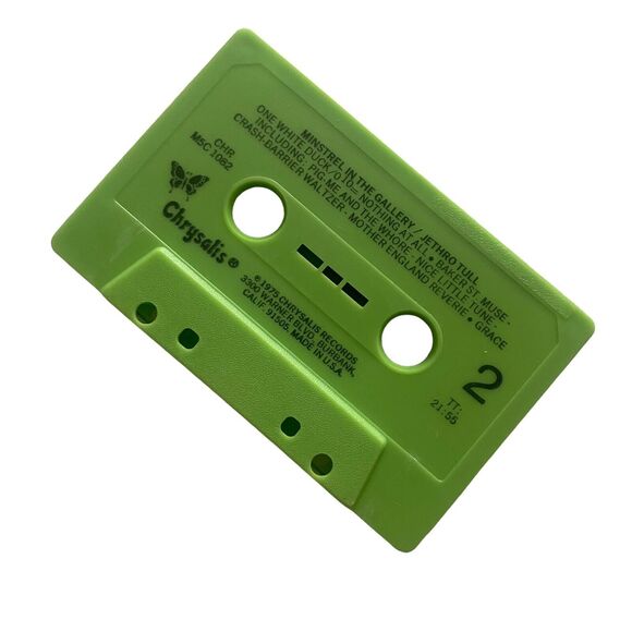 Jethro Tull Ministrel in the Gallery Green Cassette Tape Rock 1976 Chrysalis Rec - Picture 6 of 8